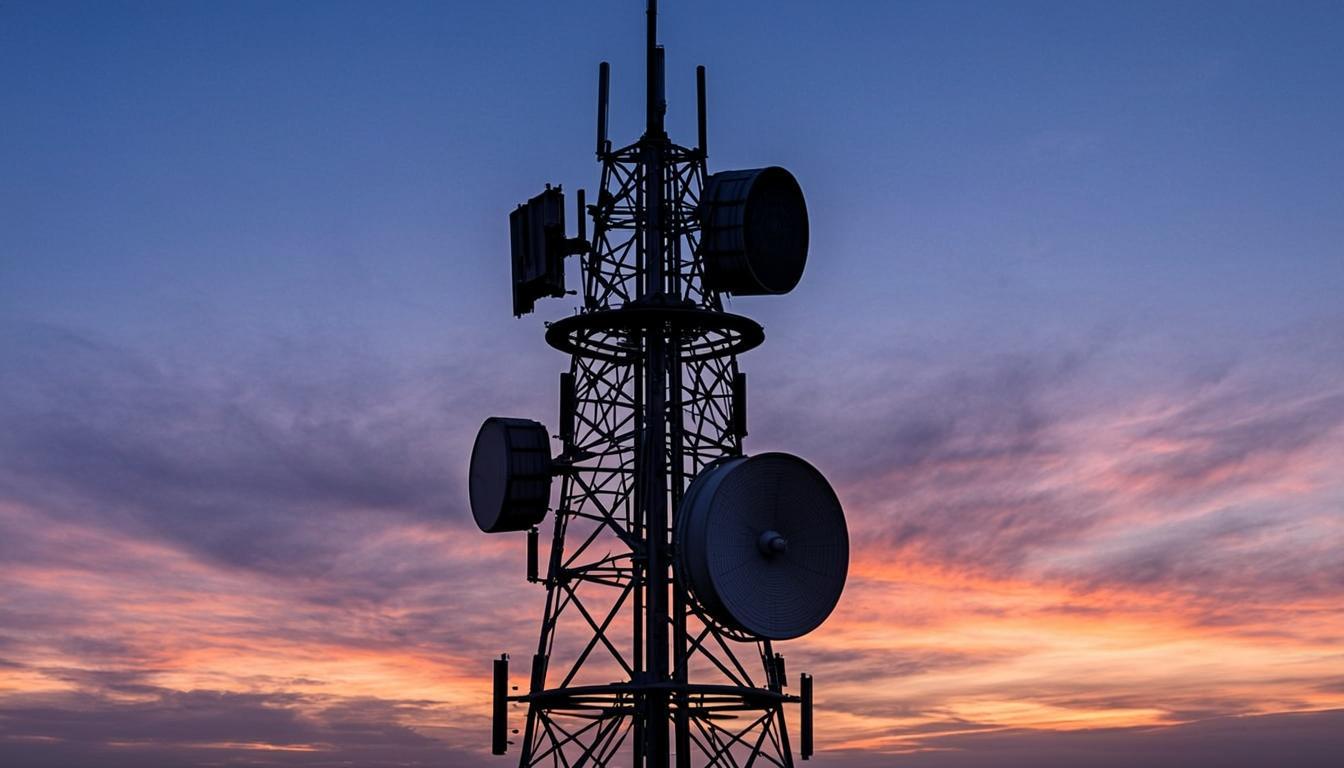 Radio tower background